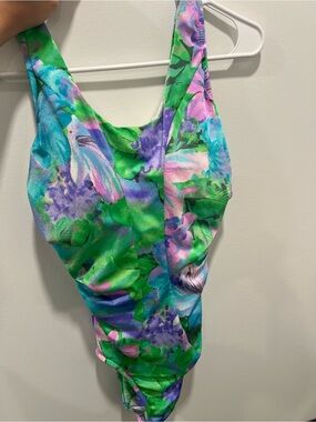 Vintage Floral Swimsuit